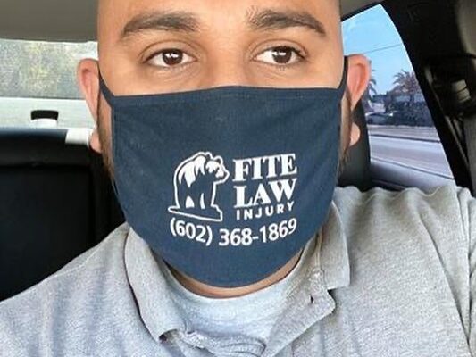 FLG clients wearing face masks