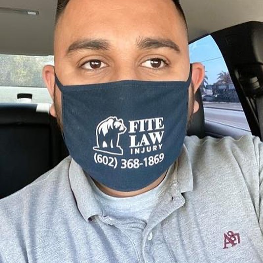 FLG clients wearing face masks